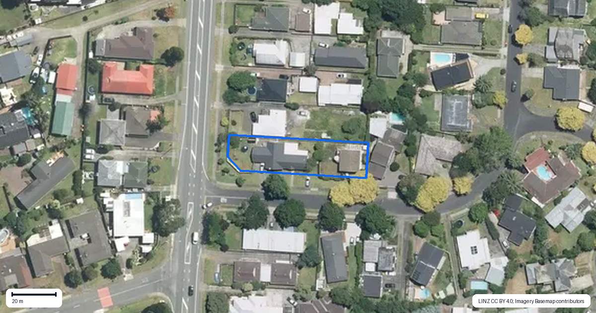 Property context map for 2 Coulthard Terrace, Opaheke, Papakura