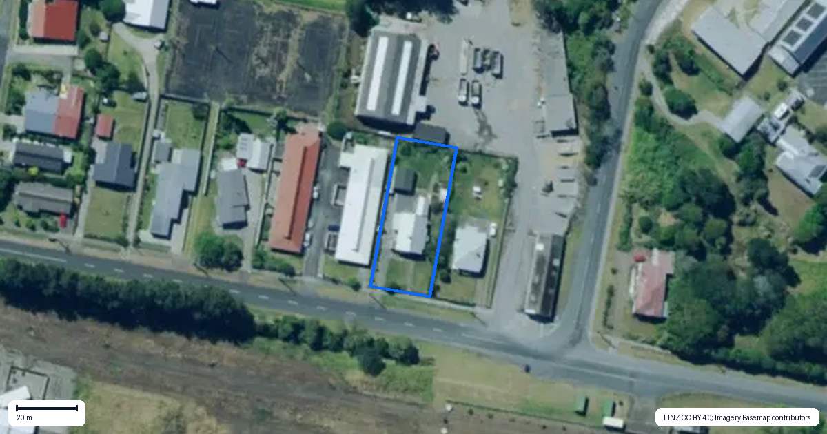 Property context map for 29 Station Road, Dargaville