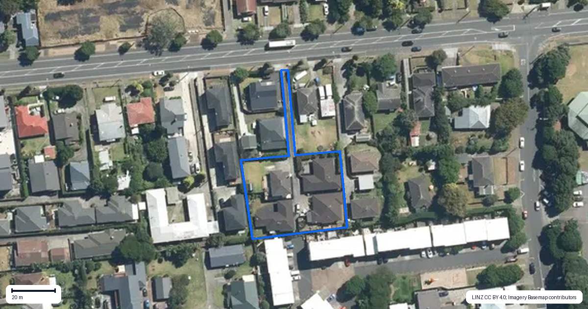 Property context map for 207C Mount Smart Road, Onehunga, Auckland