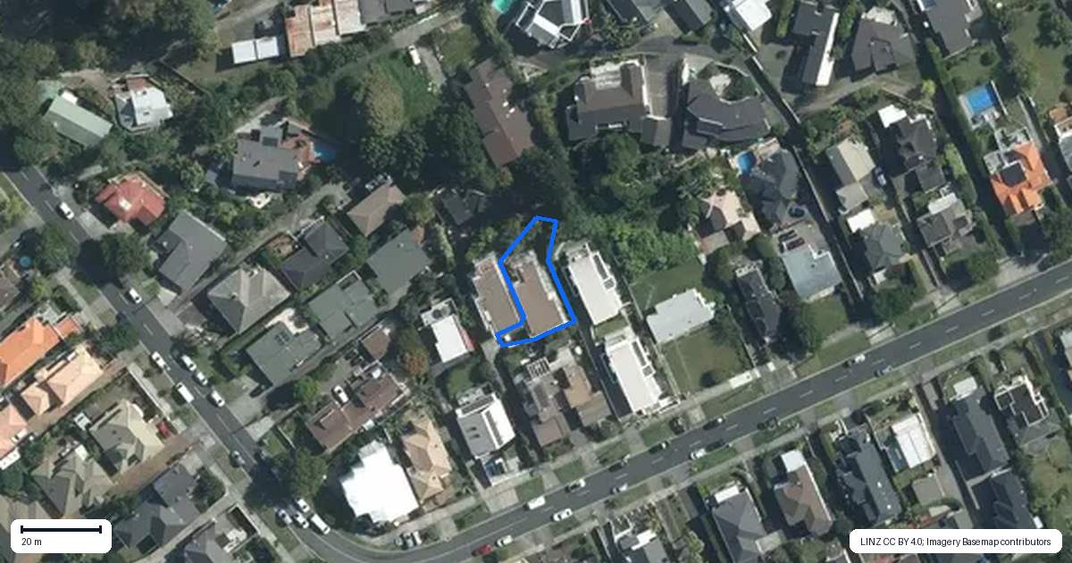 Property context map for 29A Tarawera Terrace, Saint Heliers, Auckland