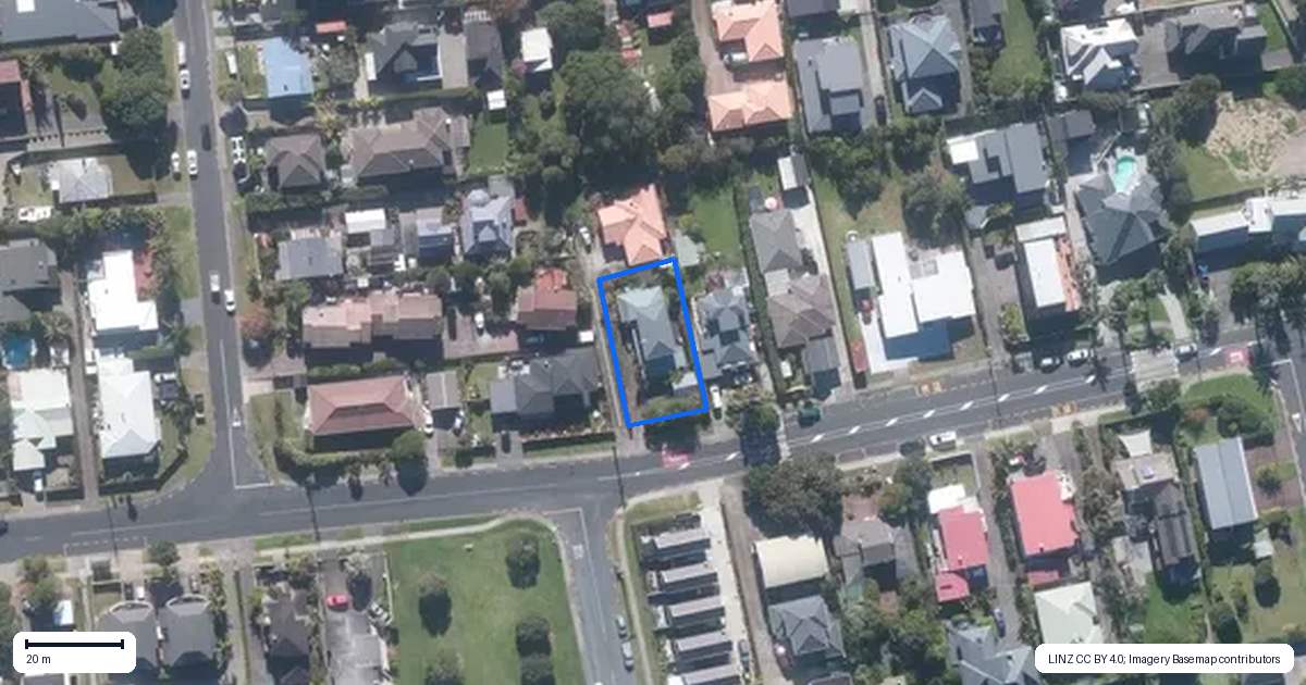 Property context map for 77 Bay Street, Red Beach, Whangaparaoa