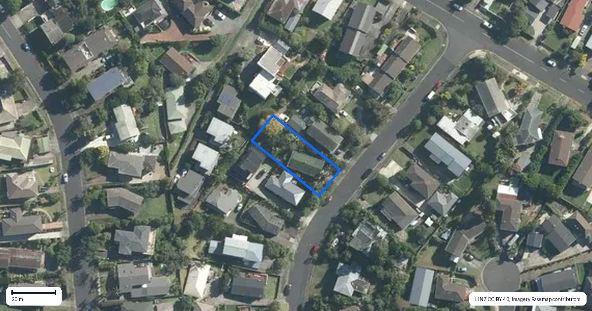 Property context map for 7 Tisdall Crescent, St Johns, Auckland