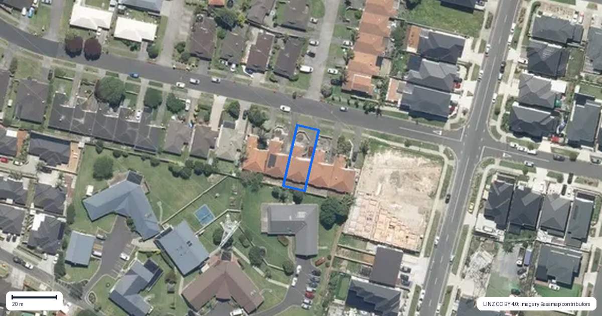 Property context map for 29 Ksenia Drive, Flat Bush, Auckland