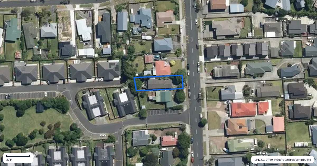 Property context map for 165 Whitney Street, Blockhouse Bay, Auckland