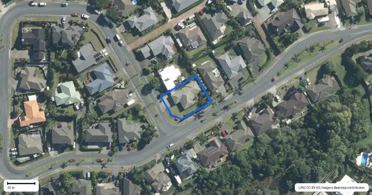Property context map for 24 Tauranga Place, Orewa