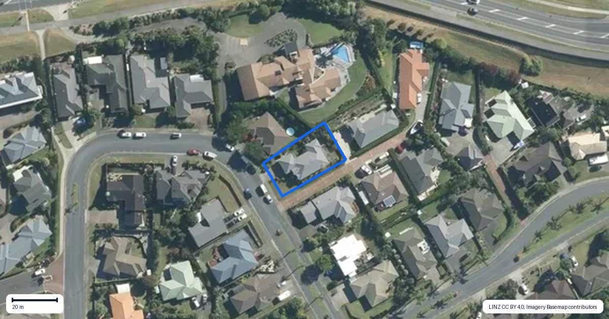 Property context map for 109 Tauranga Place, Orewa