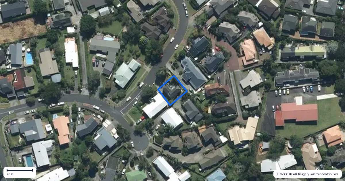 Property context map for 1A Elizabethan Gardens, Saint Heliers, Auckland