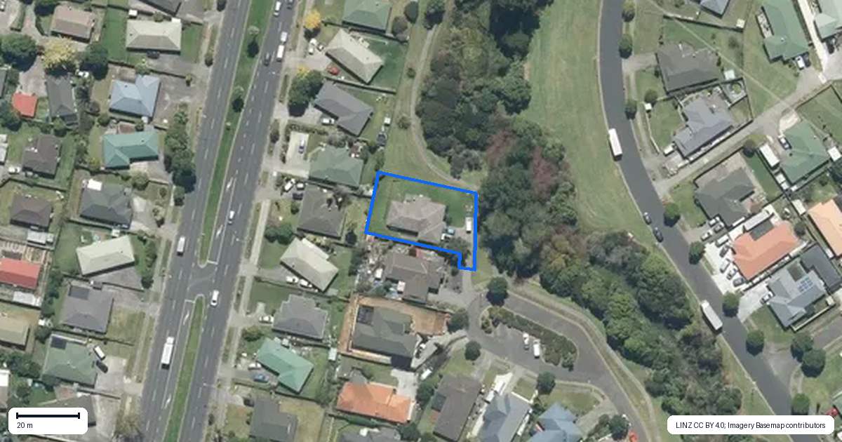 Property context map for 26 Sambrooke Crescent, Flat Bush, Auckland