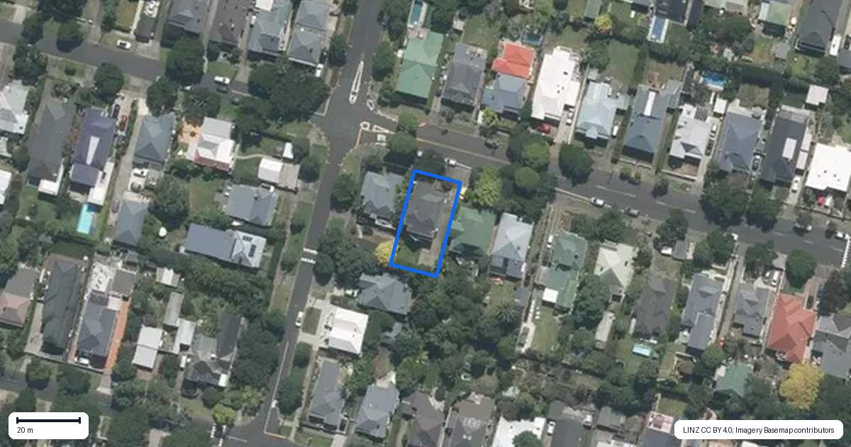 Property context map for 60 Paice Avenue, Sandringham, Auckland