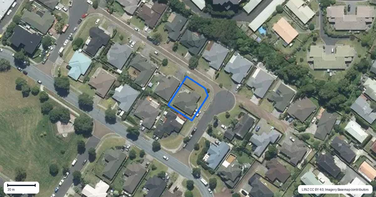 Property context map for 11 Sunvista Avenue, Oteha, Auckland