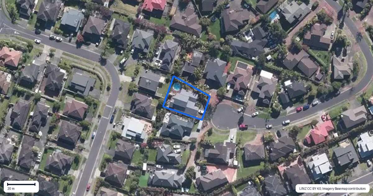 Property context map for 39 Scarlet Oak Drive, Schnapper Rock, Auckland
