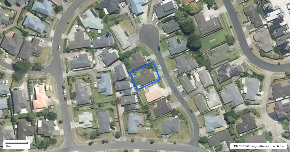 Property context map for 8 Mattalie Place, Manurewa, Auckland