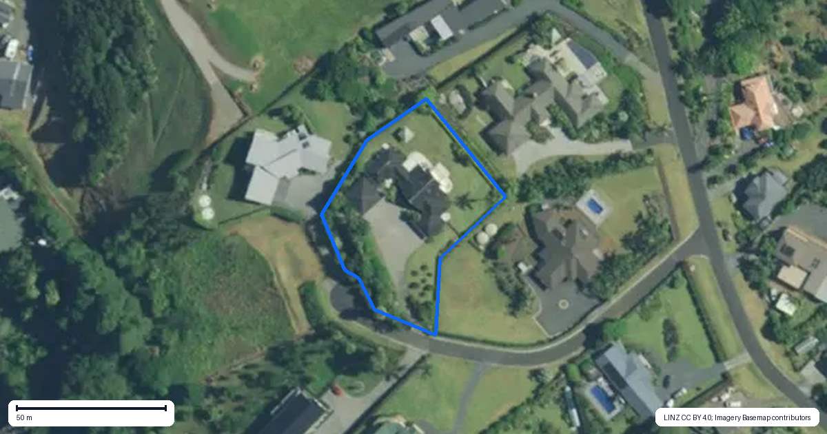 Property context map for 6B Fuller Terrace, Kerikeri