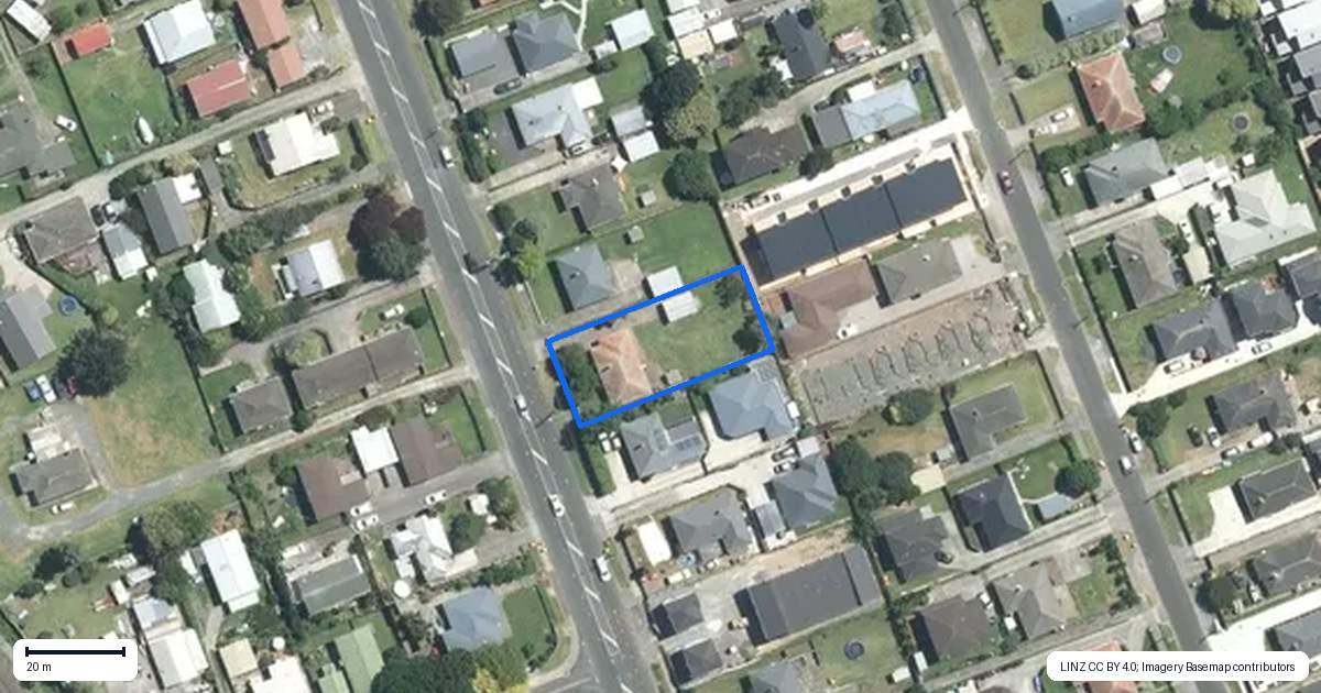 Property context map for 113 Porchester Road, Papakura