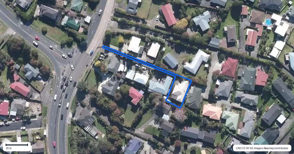 Property context map for 141B Edmonton Road, Te Atatu South, Auckland