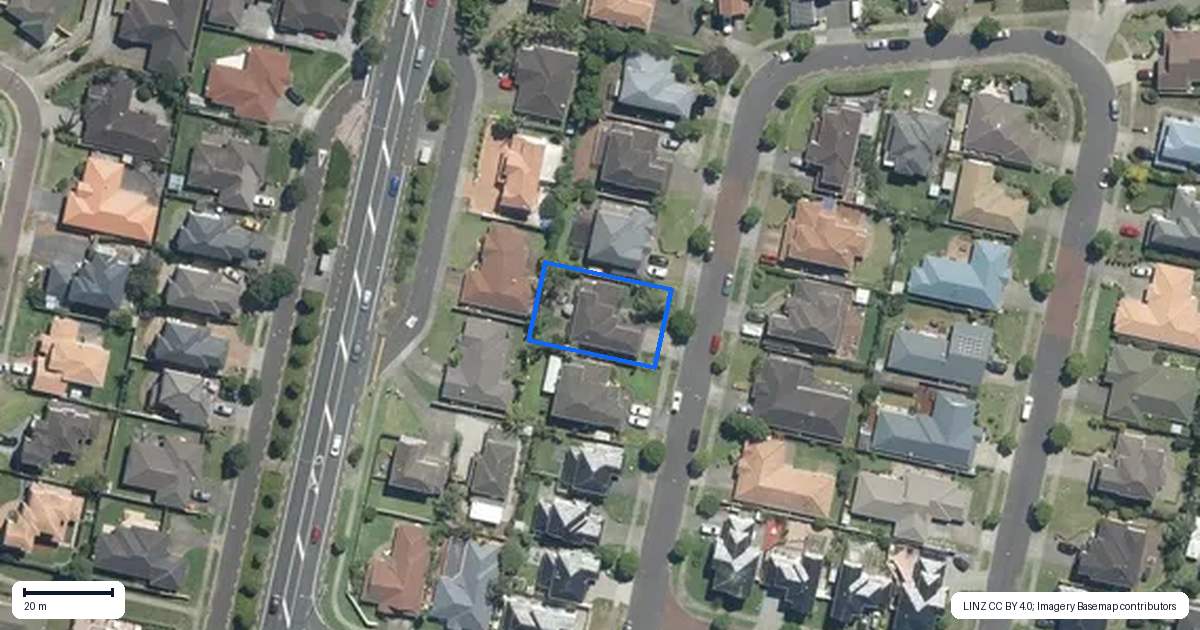 Property context map for 49 Carousel Crescent, East Tamaki Heights, Auckland