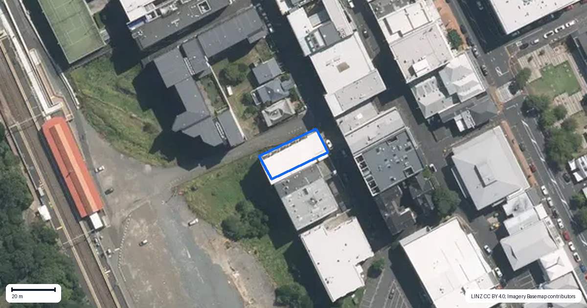 Property context map for C1/25 Cheshire Street, Parnell, Auckland