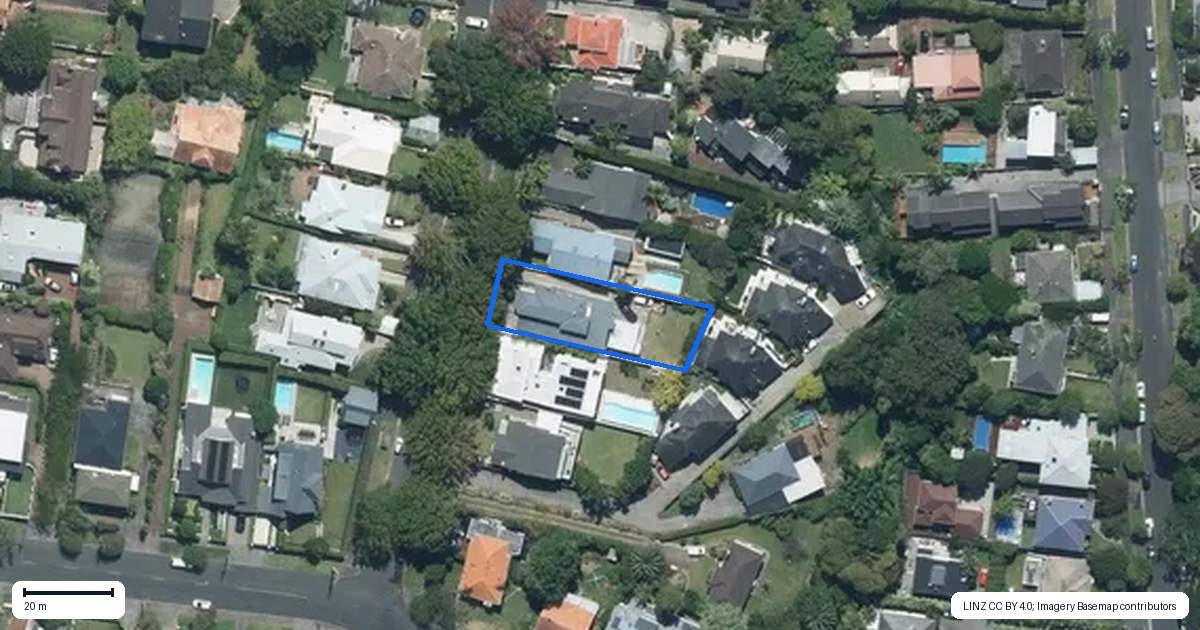 Property context map for 48 Mahoe Avenue, Remuera, Auckland