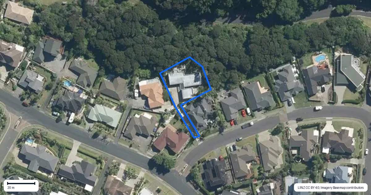 Property context map for 3 The Ritz, Orewa