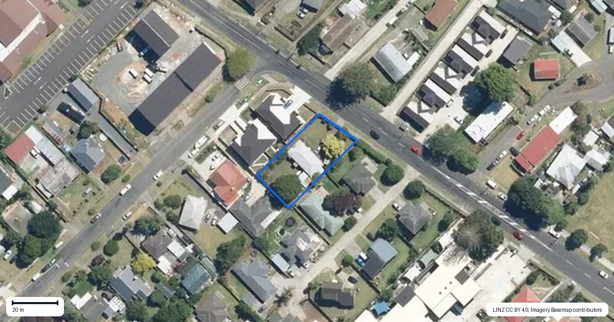 Property context map for 36 Yates Road, Mangere East, Auckland