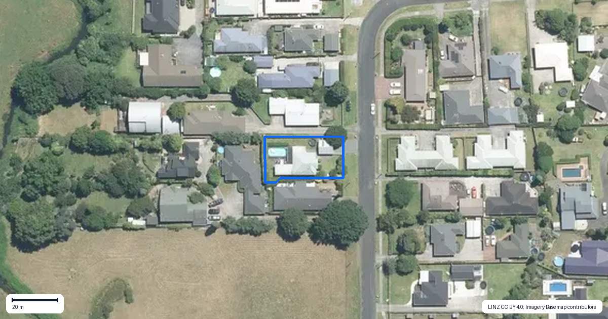 Property context map for 26 George Crescent, Buckland, Pukekohe