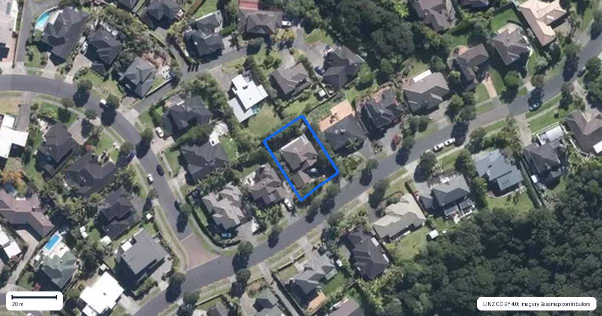 Property context map for 31 Kittiwake Drive, Schnapper Rock, Auckland