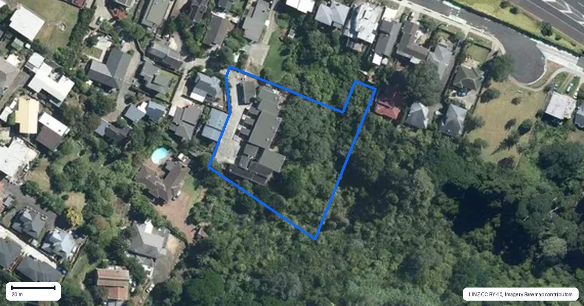 Property context map for 23J Hendry Avenue, Hillsborough, Auckland