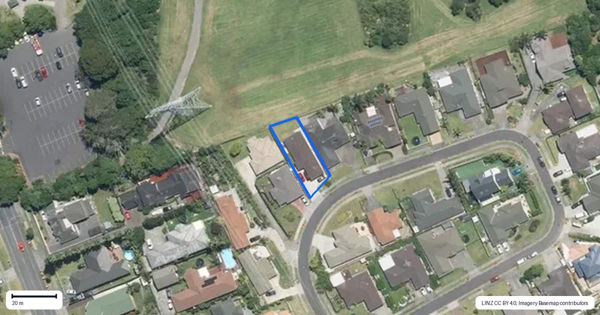 Property context map for 18 Norman Close, The Gardens, Auckland