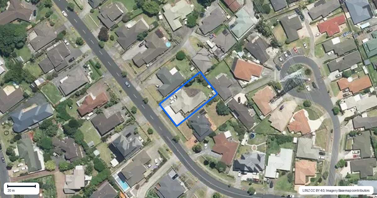 Property context map for 29 Wairere Road, The Gardens, Auckland