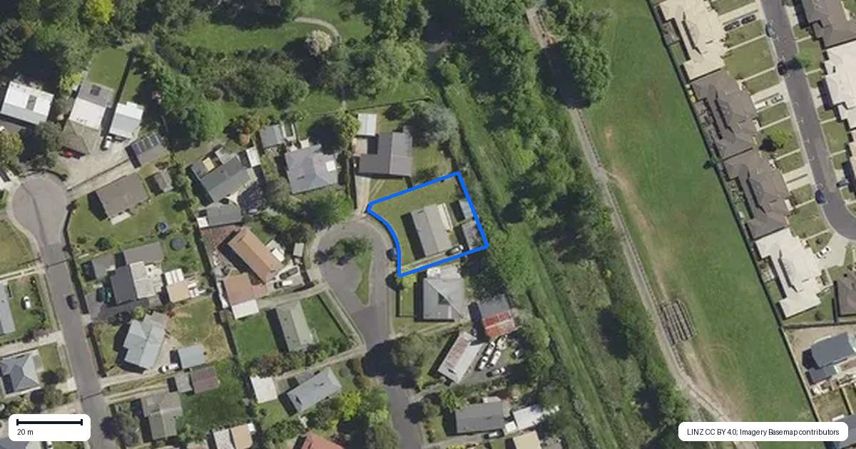 Property context map for 9 Luke Place, Fairy Springs, Rotorua