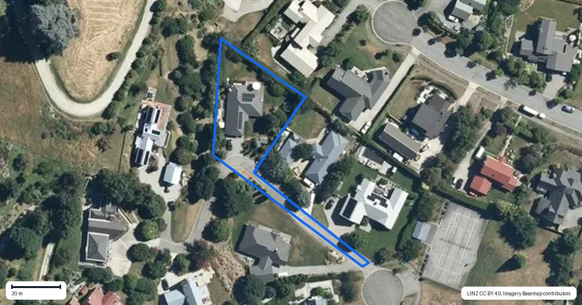 Property context map for 6 Stowmore Lane, Lower Shotover, Queenstown