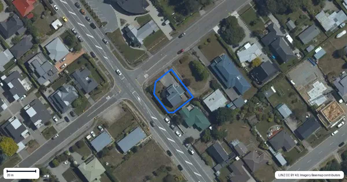 Property context map for 172 Upton Street, Wanaka