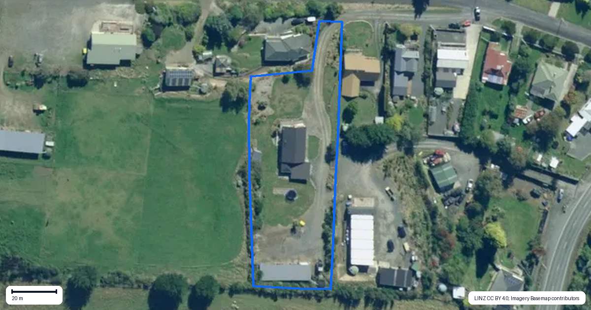Property context map for 13 Merrie Creek Road, Clinton
