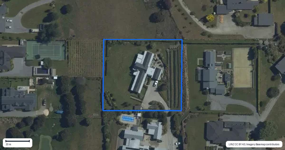 Property context map for 251 Beacon Point Road, Wanaka