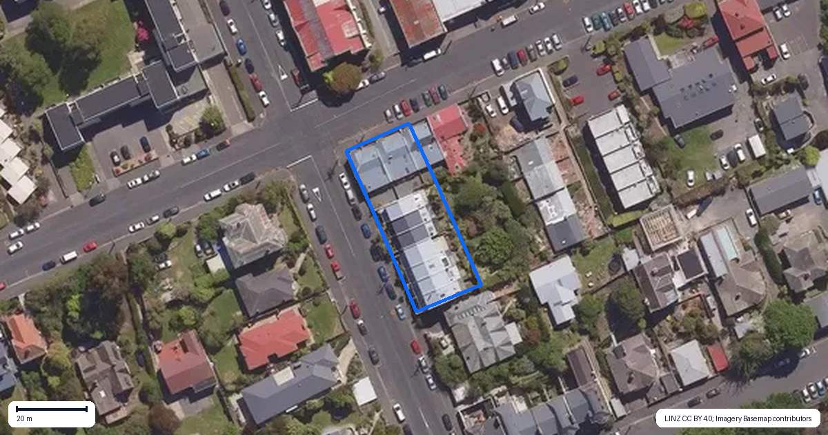 Property context map for 48 Melville Street, Dunedin Central, Dunedin