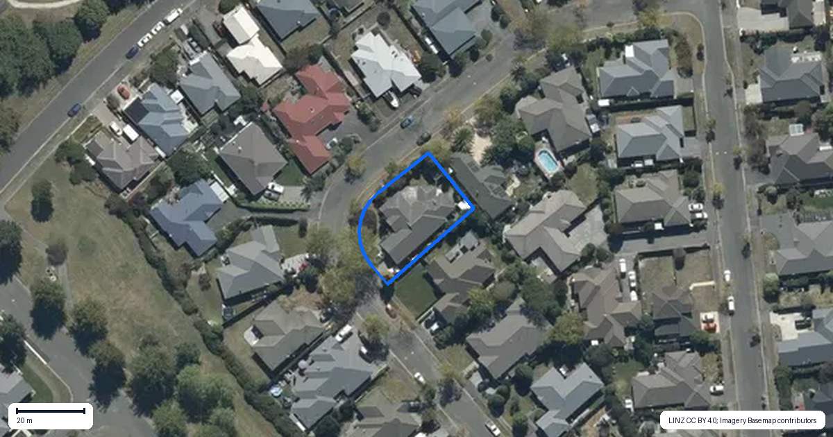 Property context map for 12 Mahuri Street, Parklands, Christchurch