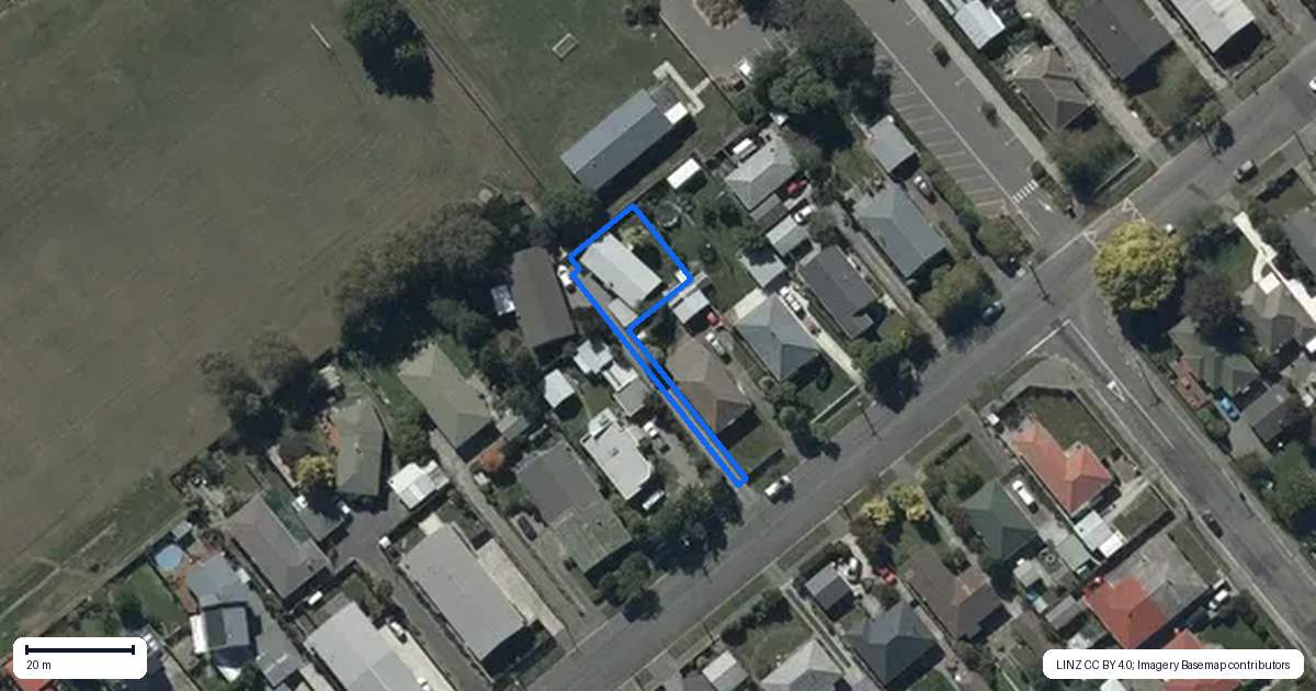 Property context map for 24A Mathers Road, Hoon Hay, Christchurch