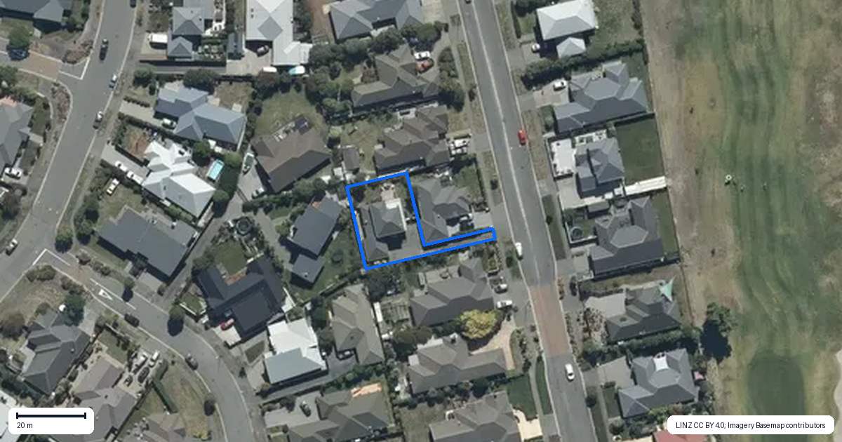 Property context map for 525 Bower Avenue, Parklands, Christchurch