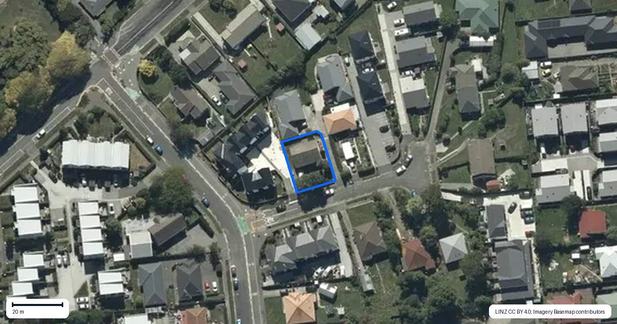 Property context map for 3 Huia Street, Riccarton, Christchurch