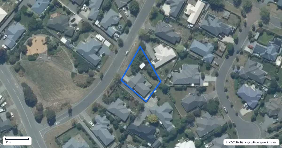 Property context map for 47 Othello Drive, Rolleston