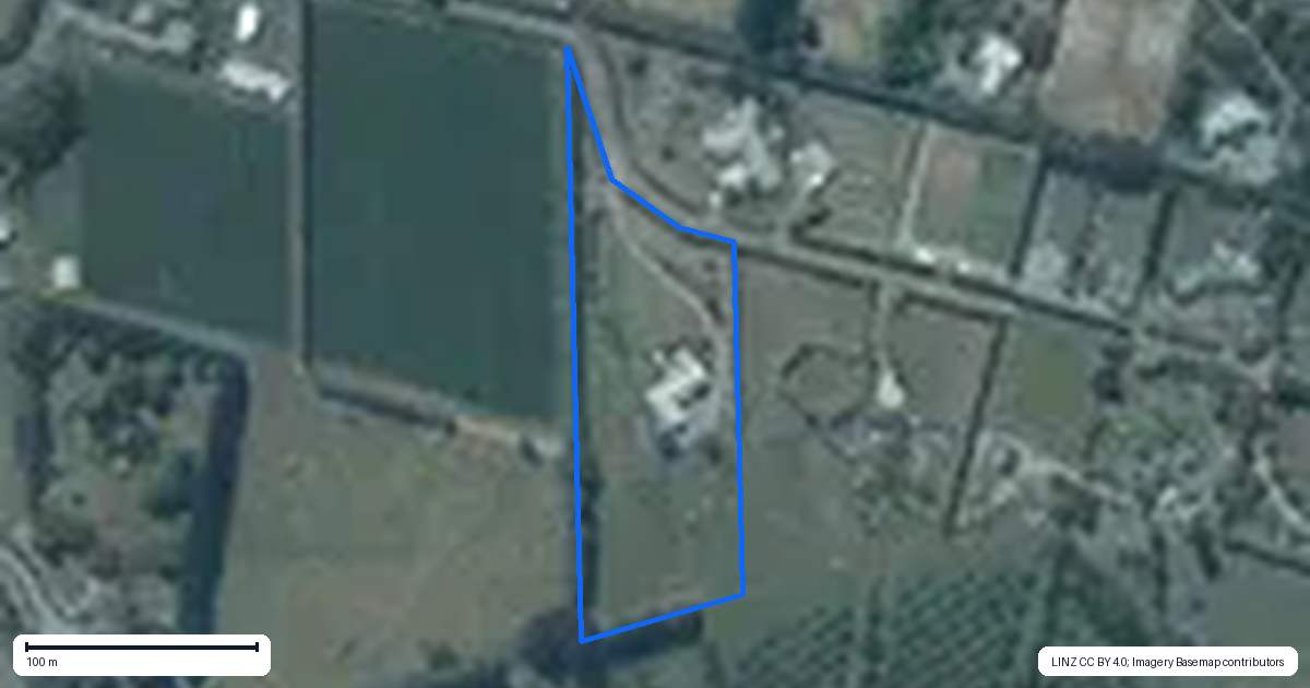 Property context map for 7/135 Johnson Road, West Melton