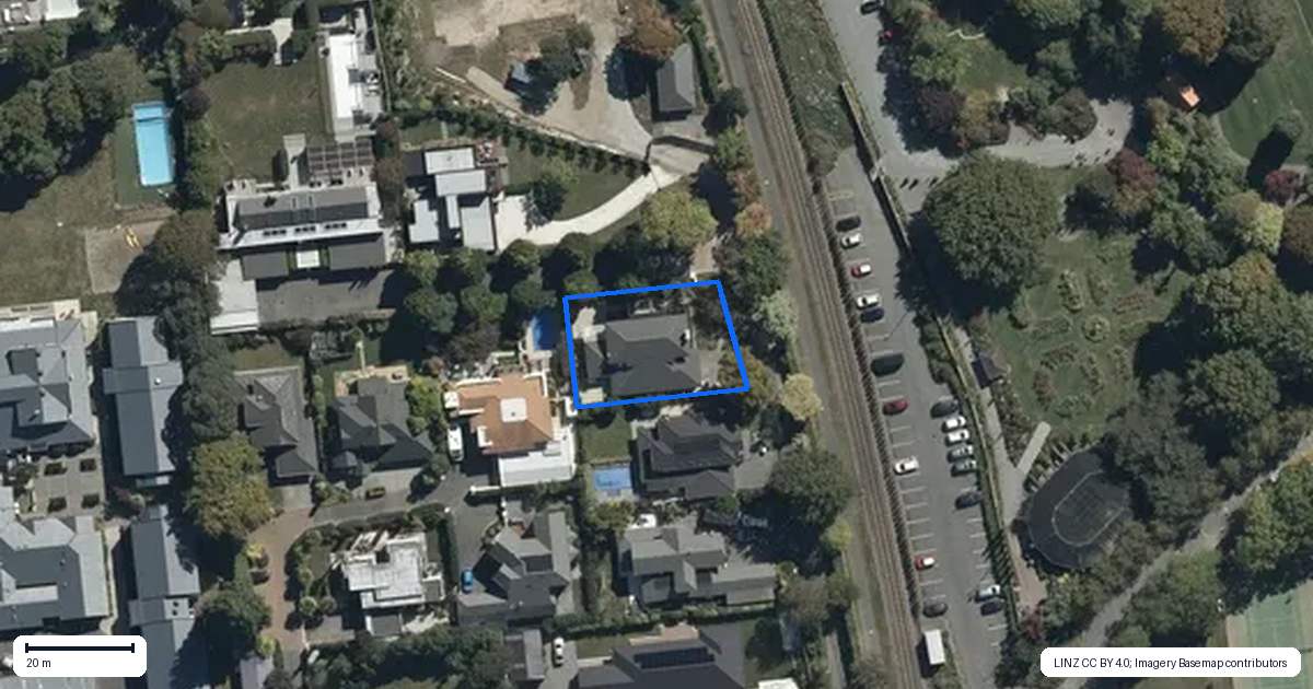 Property context map for 9 Kereru Lane, Riccarton, Christchurch