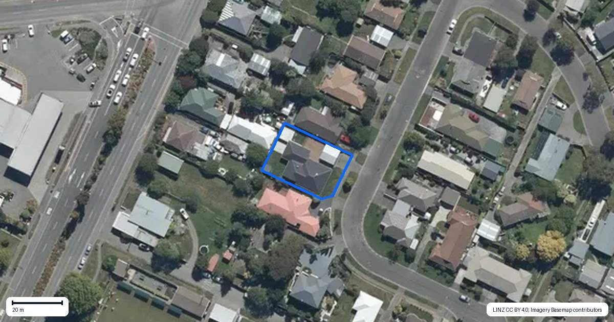 Property context map for 30 Shannon Place, Belfast, Christchurch