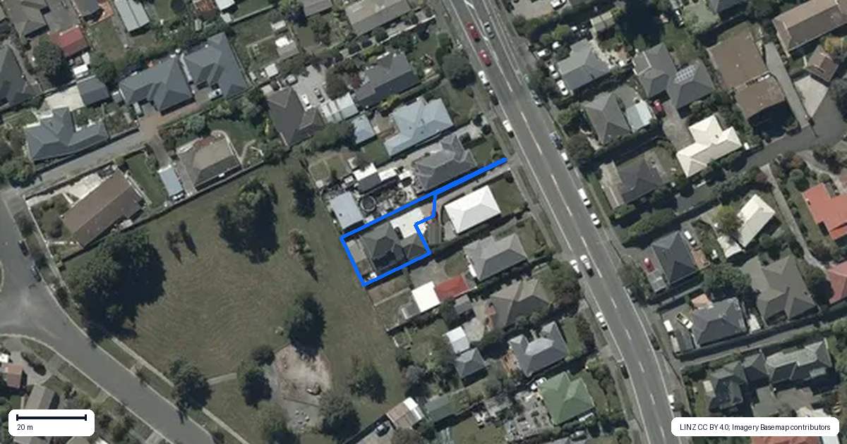 Property context map for 192A Hoon Hay Road, Hoon Hay, Christchurch