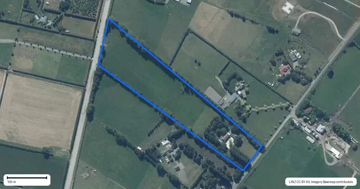 Property context map for 108 McDrurys Road, Halswell, Christchurch