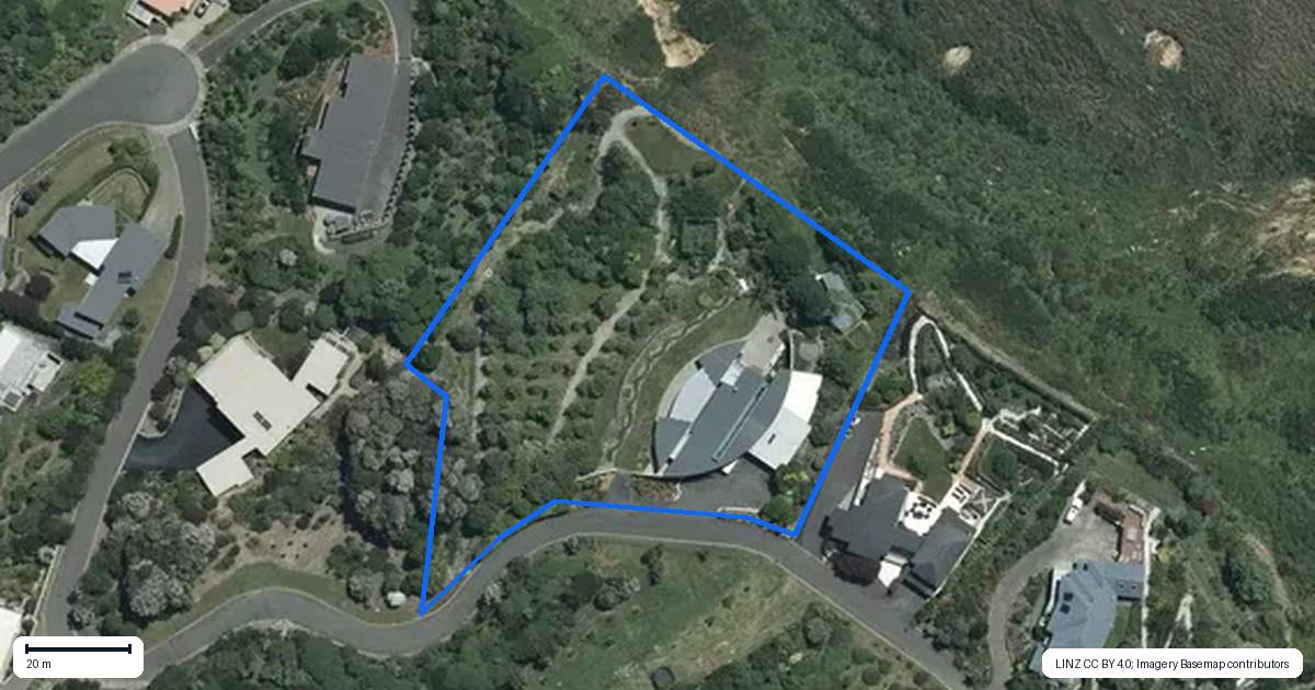 Property context map for 9 Seawatch Way, Atawhai, Nelson