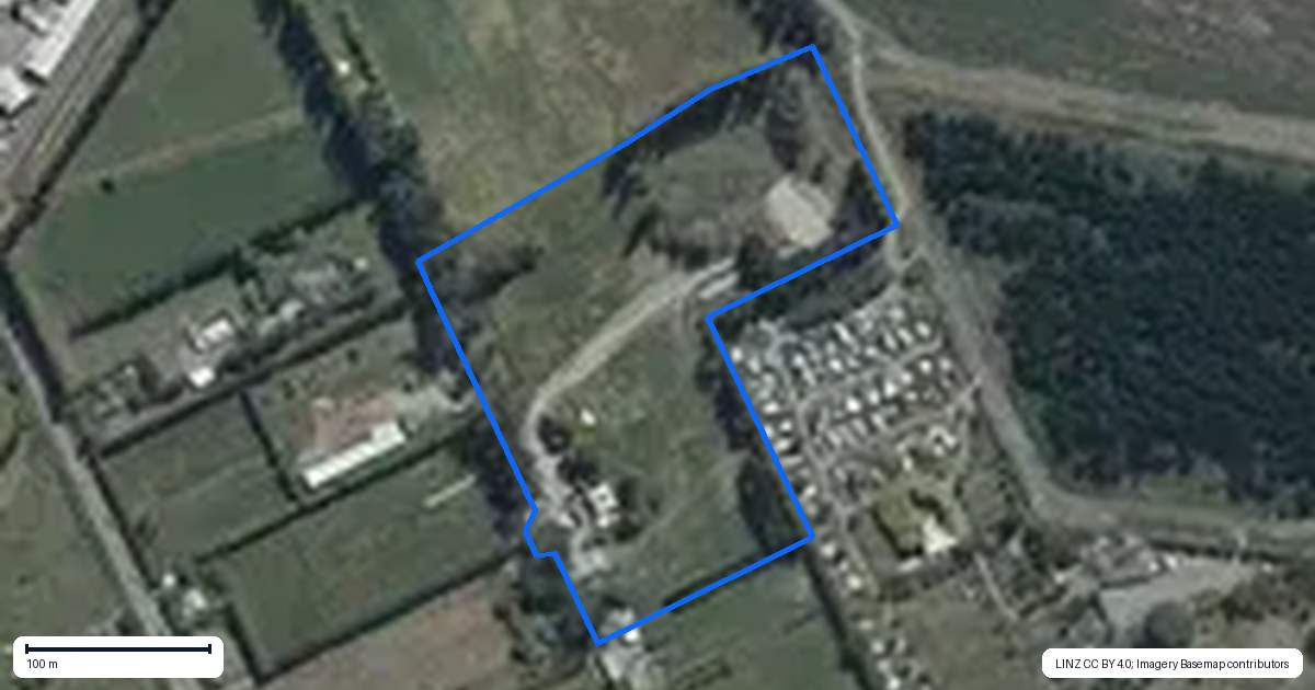 Property context map for 10 Farrells Road, Ouruhia, Christchurch