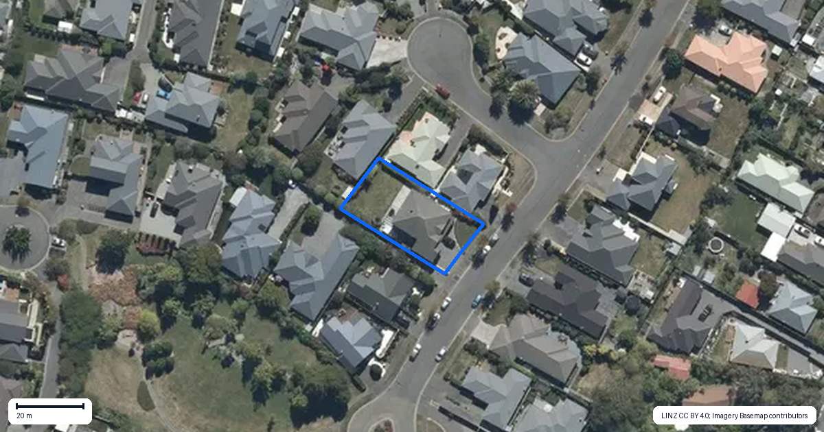 Property context map for 24 Becmead Drive, Harewood, Christchurch
