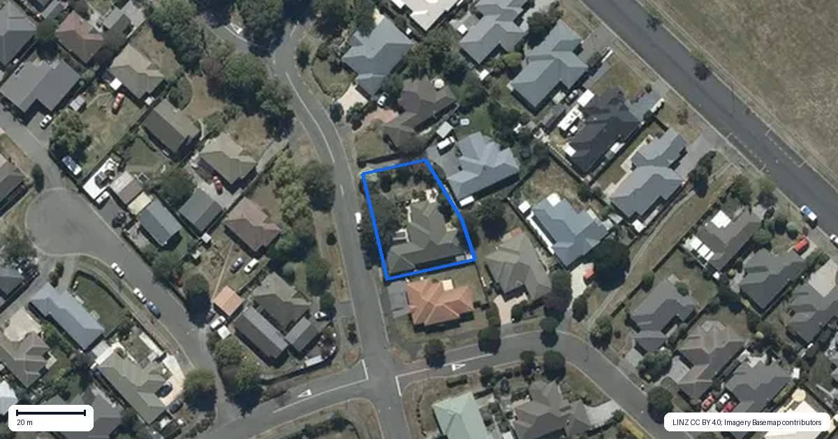 Property context map for 17 Caudron Road, Wigram, Christchurch