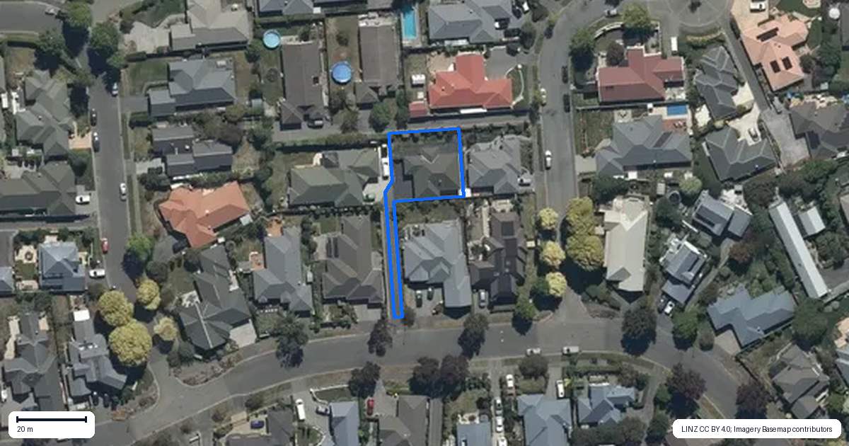 Property context map for 58 Fairway Drive, Shirley, Christchurch